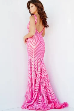 Jovani - 03570 | Runway Fashion Haus -Morilee popular shop 03570 neonpink 2.2000