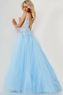 Jovani - 06808 | Runway Fashion Haus -Morilee popular shop 06808 b lightblue.2000
