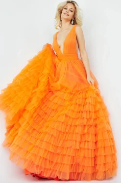 Jovani - 07264 | Runway Fashion Haus -Morilee popular shop 07264 orange 1.2000