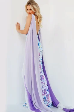 Jovani - 08258 | Runway Fashion Haus -Morilee popular shop 08258 b whitepurple.2000