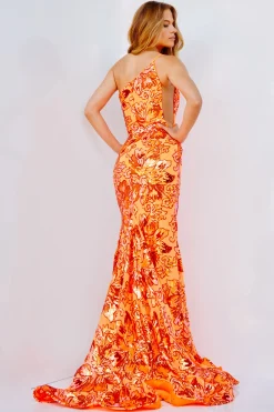 Jovani - 08460 | Runway Fashion Haus -Morilee popular shop 08460 orange 2.2000