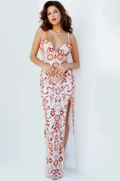 Jovani - 08546 | Runway Fashion Haus -Morilee popular shop 08546 whiteorange.2000