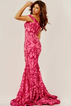 Jovani - 08647 | Runway Fashion Haus -Morilee popular shop 08647 b fuchsia.2000