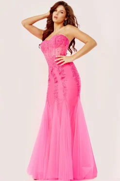 Jovani - 5908 | Runway Fashion Haus -Morilee popular shop 5908 neonpink 2.2000